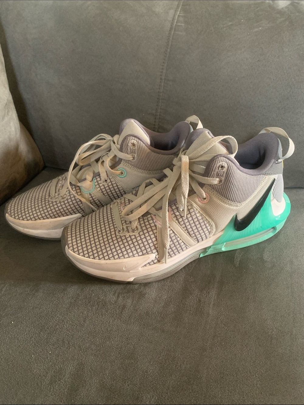 Nike  Gray Athletic Sneakers. Like new used ones